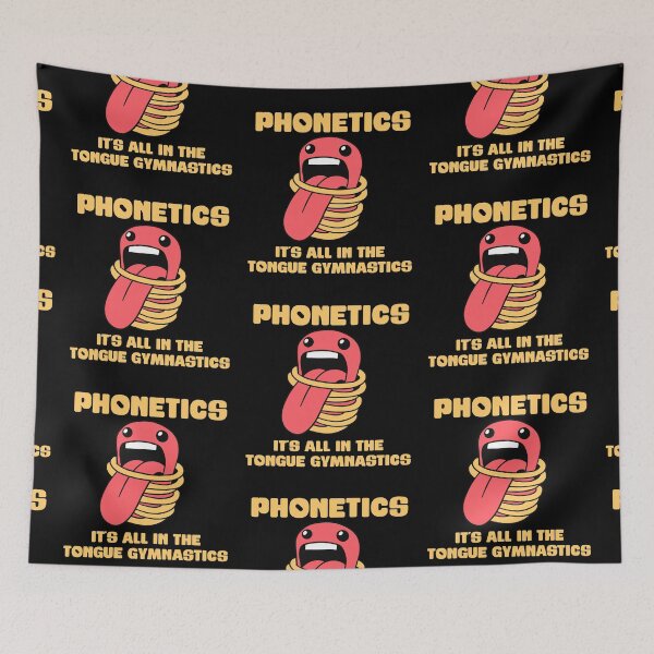 Item preview, Phonetics - Its all in the tongue gymnastics - Linguistics designed and sold by isstgeschichte.