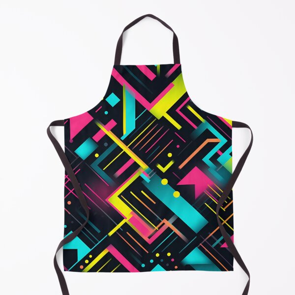 Item preview, “Neon Geometric Pattern in Style” designed and sold by Art-Vortex-fr.