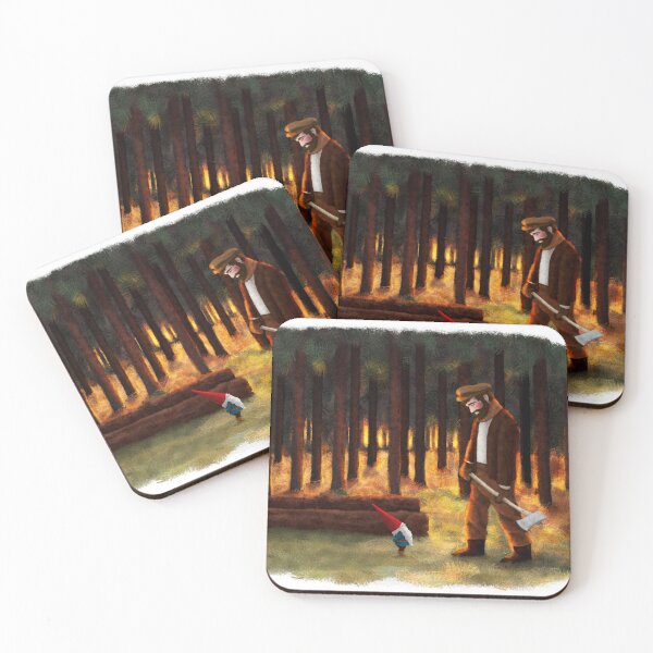 Item preview, The Gnome and The Woodsman designed and sold by Gaëlle Konak Art.