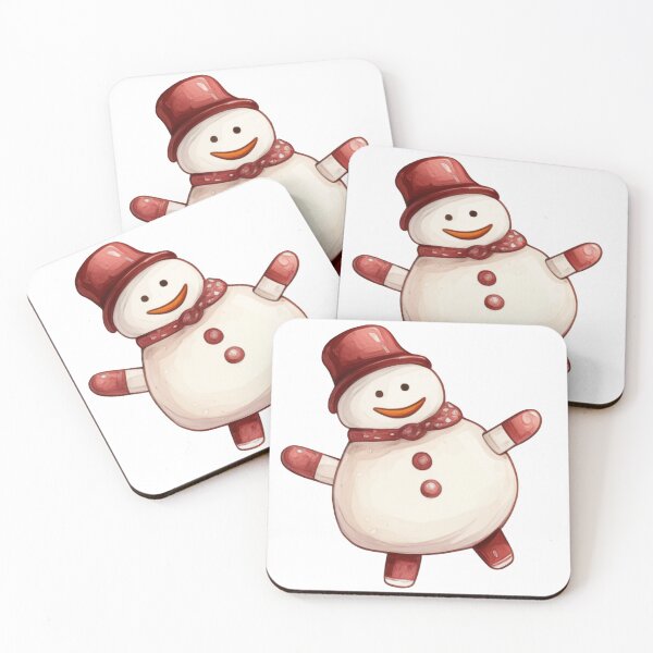 Item preview, Snowman in shirt with red stockings Watercolor designed and sold by Benyapa Sirisuk.