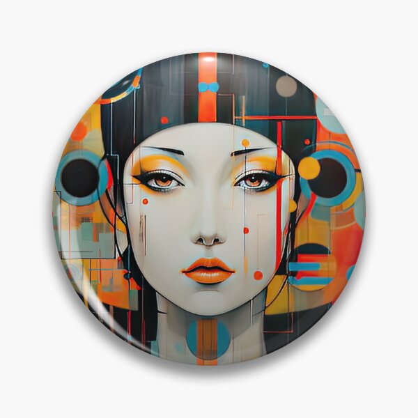 Item preview, Explore Simplistic & Minimalistic Japanese Geisha Portraits with a Majestic Touch designed and sold by ArtificialGenes.