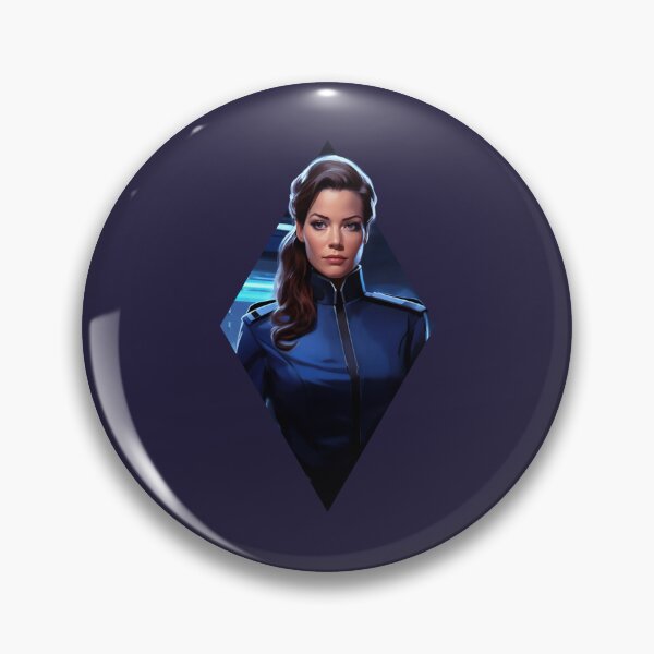 Item preview, Interstellar Officer's Portrait - Sci-Fi designed and sold by Fenay Designs.