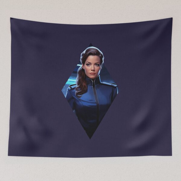 Item preview, Interstellar Officer's Portrait - Sci-Fi designed and sold by Fenay Designs.