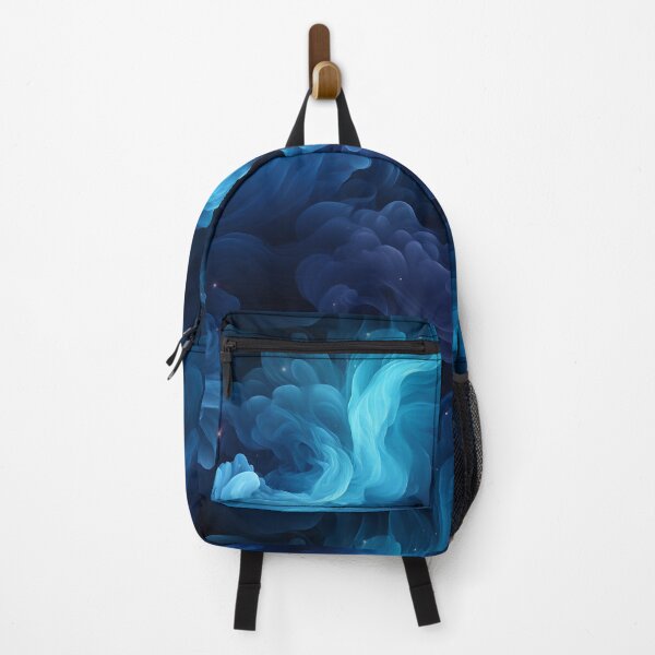Item preview, Interstellar Blue Swirl Nebula Art designed and sold by YYWDesigns.