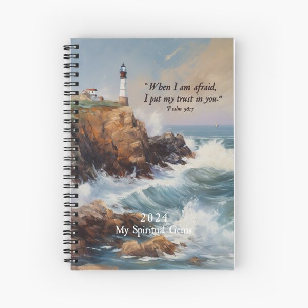 My Spiritual Gems 2024 (Lighthouse) Spiral Notebook