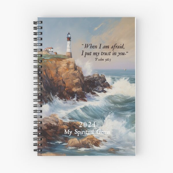 Item preview, My Spiritual Gems 2024 (Lighthouse) designed and sold by Paper Bee Gift Shop.