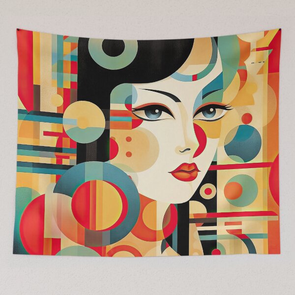 Item preview, Explore Simplistic & Minimalistic Japanese Geisha Portraits with a Majestic Touch designed and sold by ArtificialGenes.
