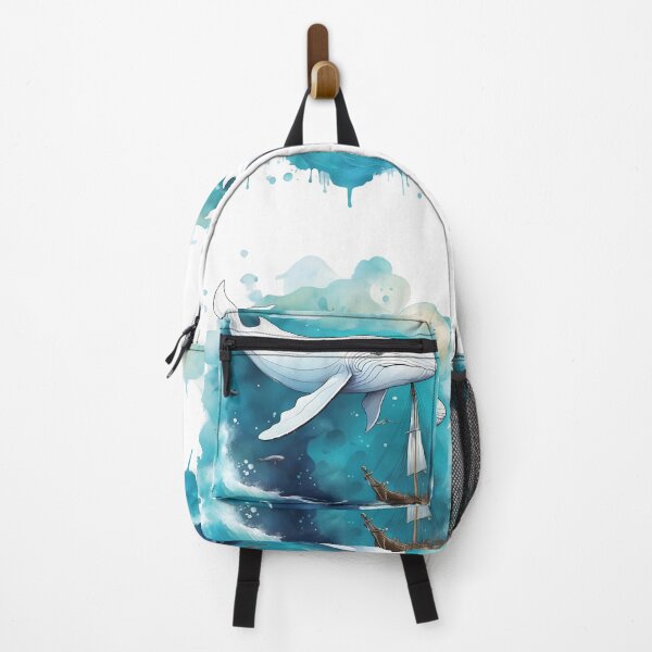 Item preview, Whale in fantasy ocean designed and sold by sabily.