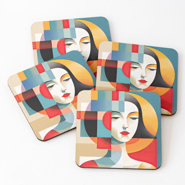 Item preview, Explore Simplistic & Minimalistic Japanese Geisha Portraits with a Majestic Touch designed and sold by ArtificialGenes.