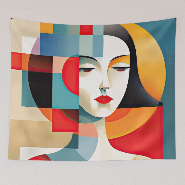 Item preview, Explore Simplistic & Minimalistic Japanese Geisha Portraits with a Majestic Touch designed and sold by ArtificialGenes.