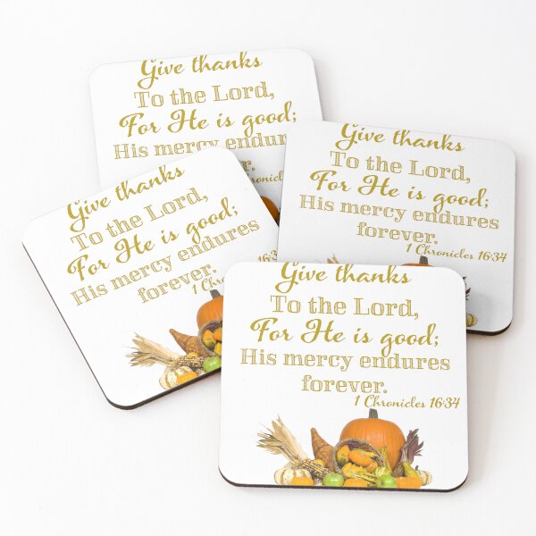 Item preview, 1 Chronicles 16:34 (cornucopia) designed and sold by AnnetteSmiddy.