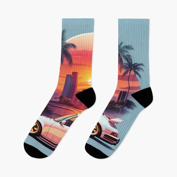 Item preview, Iconic 911 Turbo: City Sunset Elegance designed and sold by Ceemko's Vintage Corner.