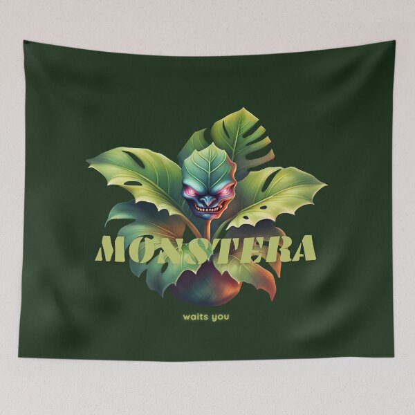 Item preview, Monstera plant - spooky designed and sold by zanifun.