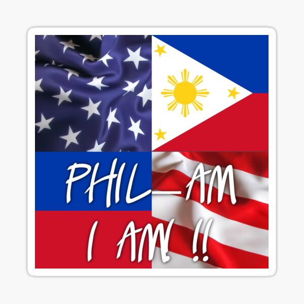 "PhilAm I Am" Sticker for Sale by Markomark Redbubble