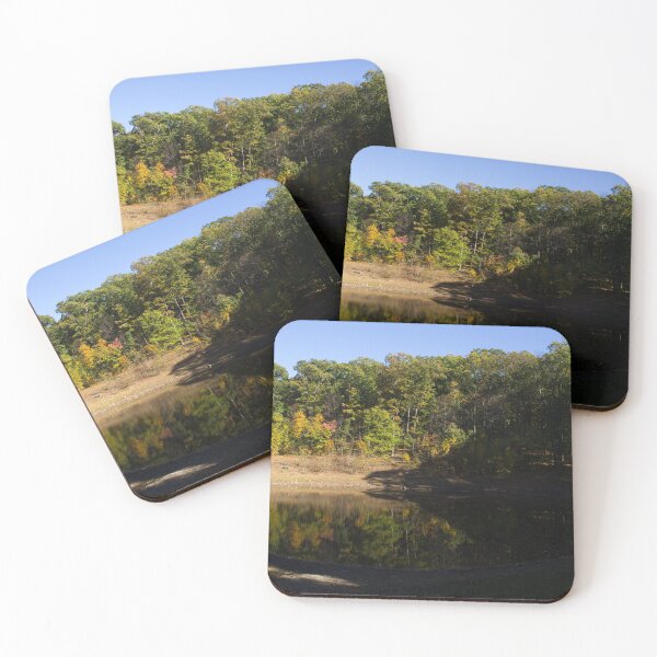 Item preview, Serene Autumn Pond at Boyd Big Tree Preserve designed and sold by Maritza Morales.