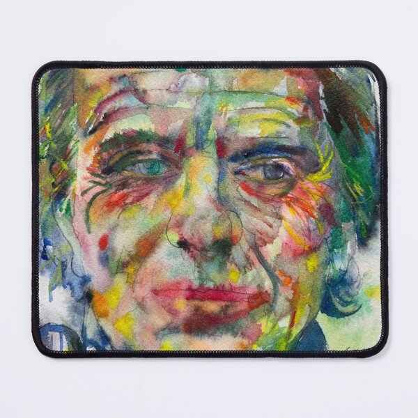 Item preview, GILLES DELEUZE watercolor portrait .1 designed and sold by lautir.