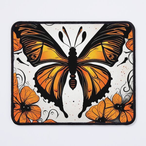 Item preview, Scary Butterfly, Celebrate the Beauty of the Night: A Scary Butterfly in Bold Orange and Mysterious Black - A Captivating Design for the Brave and Bold designed and sold by NaaEchDesign ⭐⭐⭐⭐⭐.