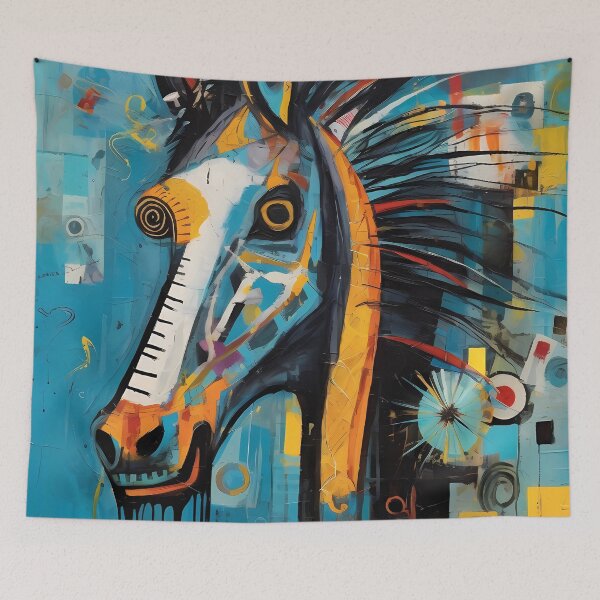 Item preview, Mystical Equine Abstraction. Whimsical Horse. designed and sold by GiveMeMood.