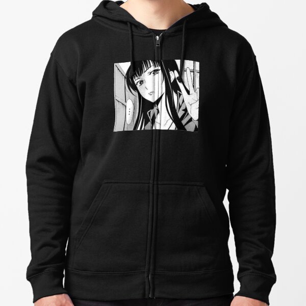sad girl anime hoodie
