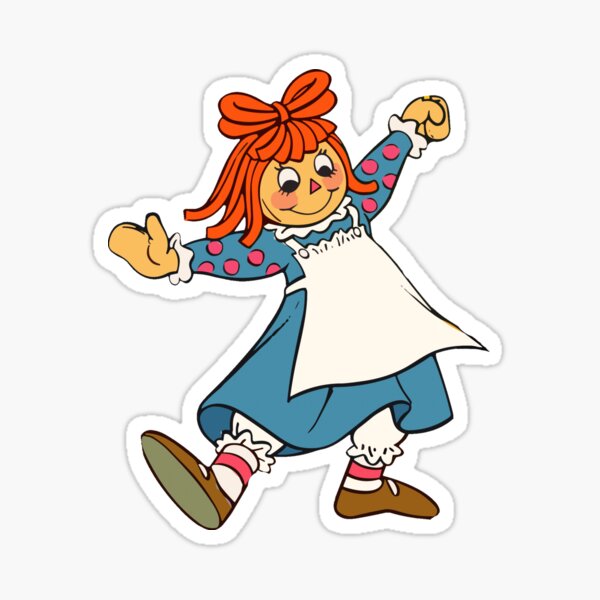 Ragamuffins / Raggedy Ann & Andy Letters Scrapbook Stickers