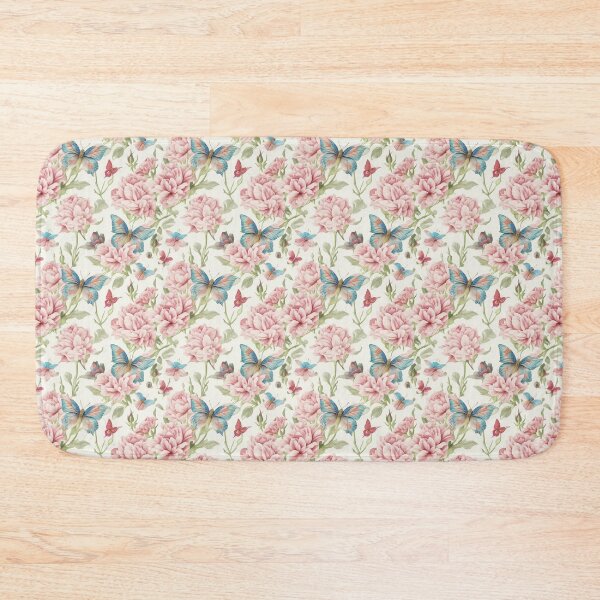 Item preview, Smooth flowers and butterflies pattern designed and sold by pongthep-ks.