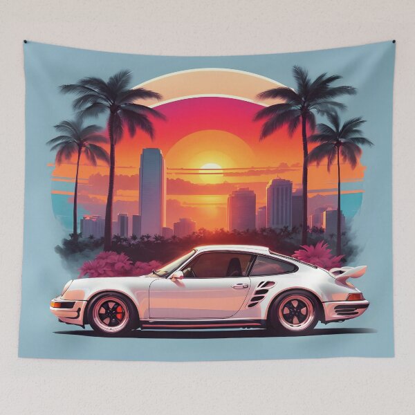 Item preview, Classic Iconic 911 Turbo: Urban Sunset Glow designed and sold by Ceemko's Vintage Corner.