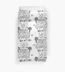 Funda nórdica Pensamientos felices - Sonríe cuando estás triste