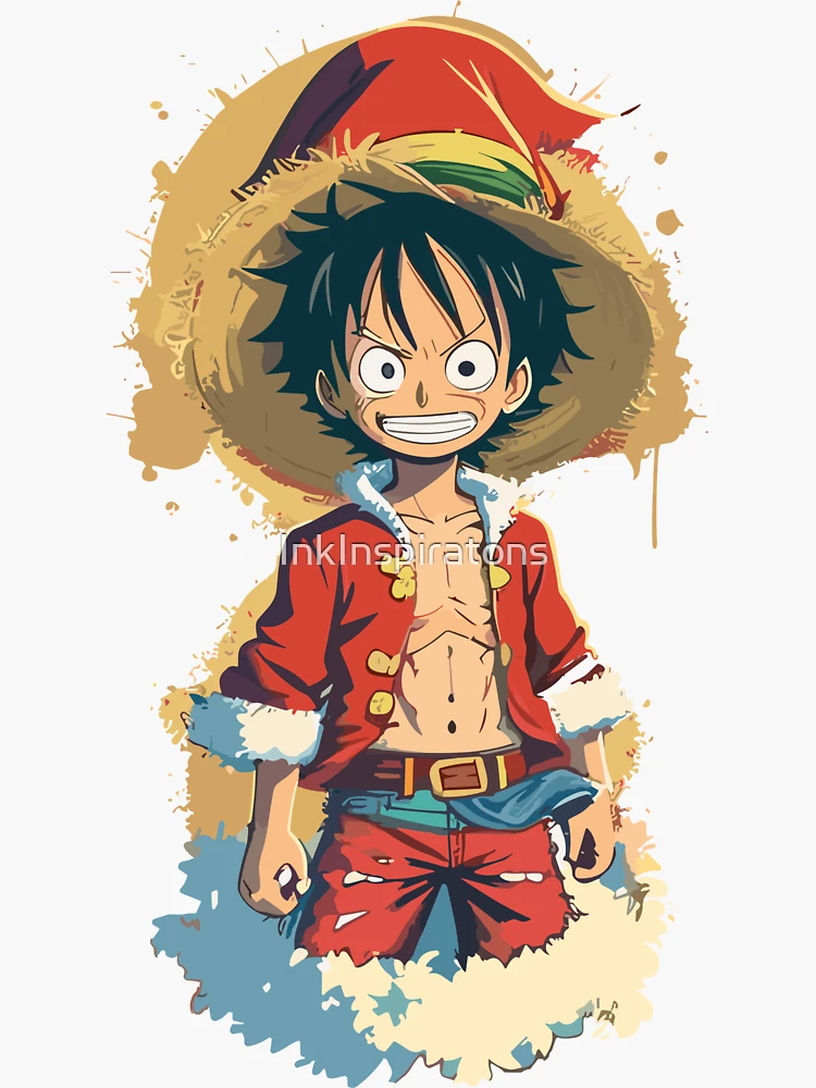 Cute Luffy Santa Claus Christmas SVG, Merry Christmas Monkey D Luffy SVG,  One Piece Luffy Santa Claus SVG