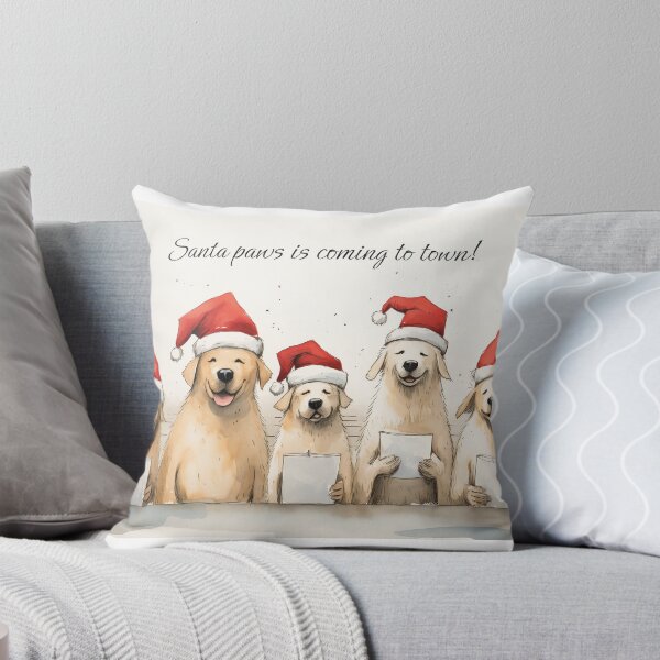 Artikelvorschau, Hundeweihnachten – Die Pfoten des Weihnachtsmannes kommen in die Stadt! entworfen und verkauft von Pixel-Kingdom.
