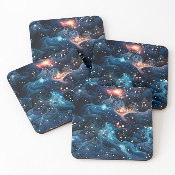 Item preview, Galactic Waves: Nightmarish Whimsy Illustration designed and sold by YYWDesigns.