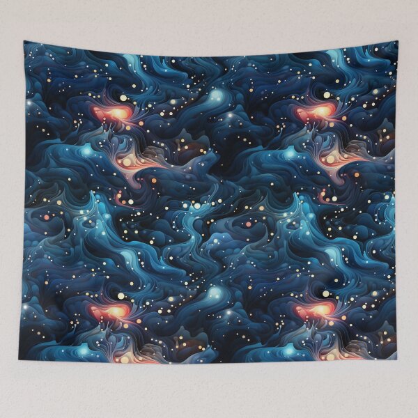 Item preview, Galactic Waves: Nightmarish Whimsy Illustration designed and sold by YYWDesigns.