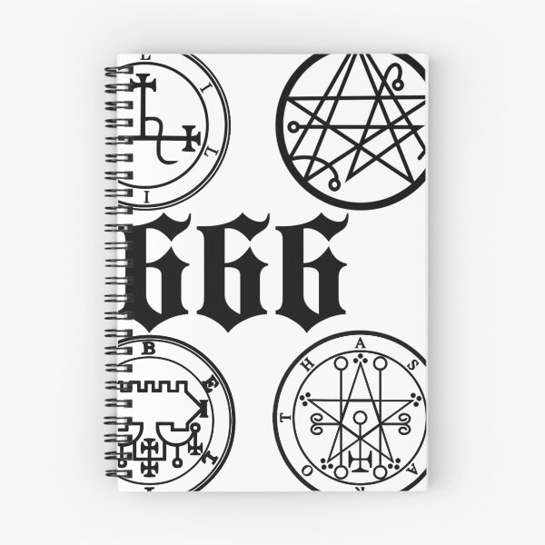 Item preview, Satanic Logos 666 Sigil Goetia Belia Sigil Astaroth and Lilith Sigil Necronomicon Key of the Gate way Satanic signs designed and sold by Reign Of Darkness.
