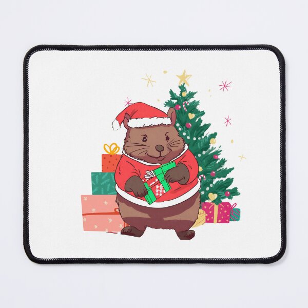 Item preview, wombat christmas lover designed and sold by ChromaHeaven.
