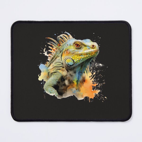 Item preview, Iguana Owner | Iguana Watercolor Splash Art designed and sold by Monster Merch.