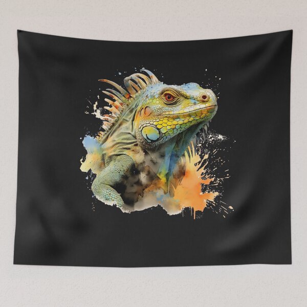 Item preview,  Iguana Owner | Iguana Watercolor Splash Art designed and sold by Monster  Merch.