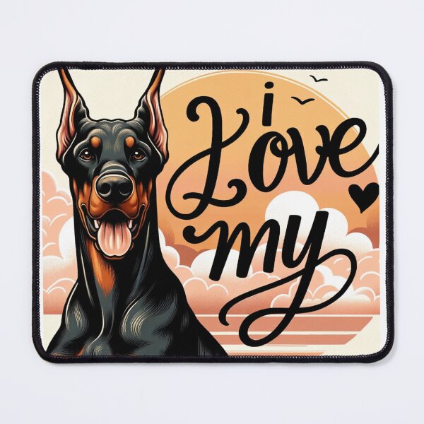 Item preview, natural ear doberman designed and sold by peach-lab01.
