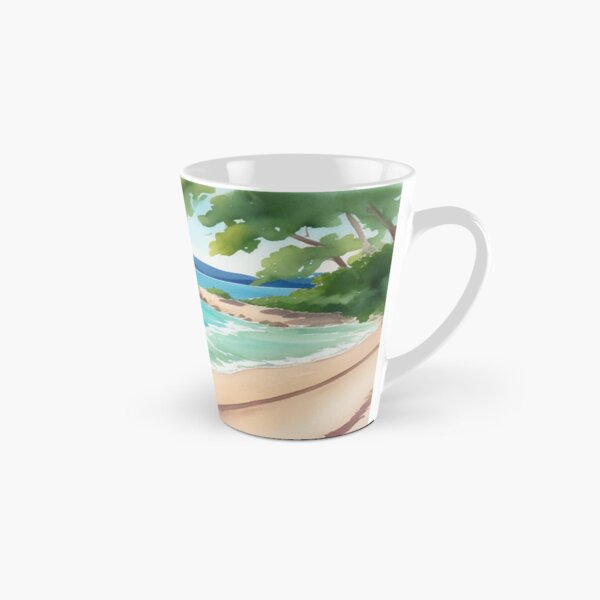 Item preview, View of a bay designed and sold by MoxisWatercolor.