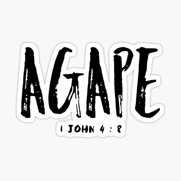 Item preview, Agape lettering  designed and sold by harpleydesigns.