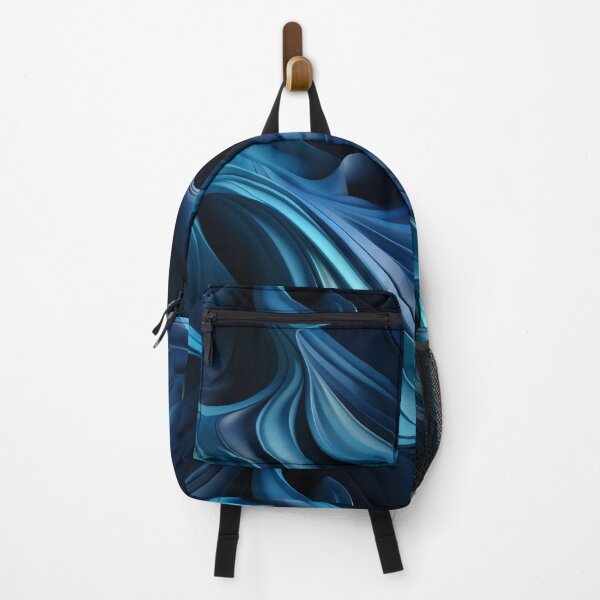 Item preview, Blue Surreal Waves: Metafisica Drapery Art designed and sold by YYWDesigns.