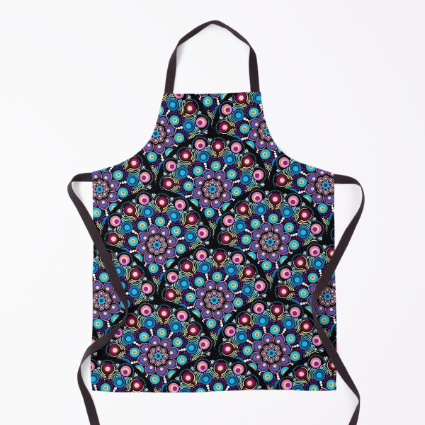 Item preview, Starry Night Dot Mandala Scale Pattern designed and sold by Triplicate Limited.