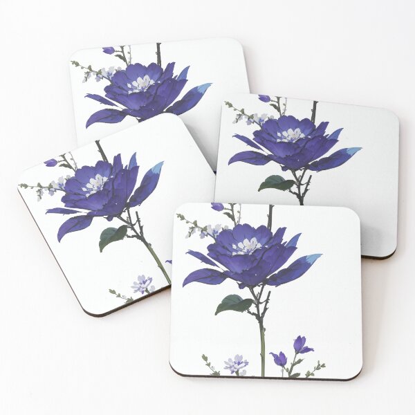 Item preview, Violet Floral Ink Art #3 designed and sold by PaperAI.