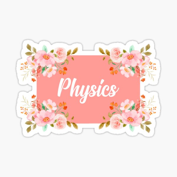 Item preview, Physics Subject Name Label designed and sold by LotusPrints9.