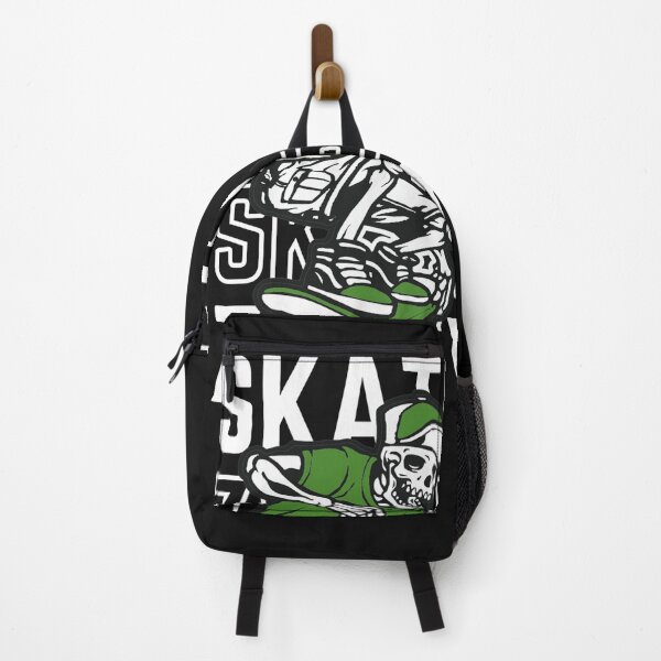 Item preview, Skull Green Black Skateboard designed and sold by Zonev.