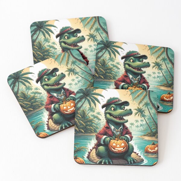 Item preview, Alligator Hustle for Pumpkins designed and sold by SeamCraft.