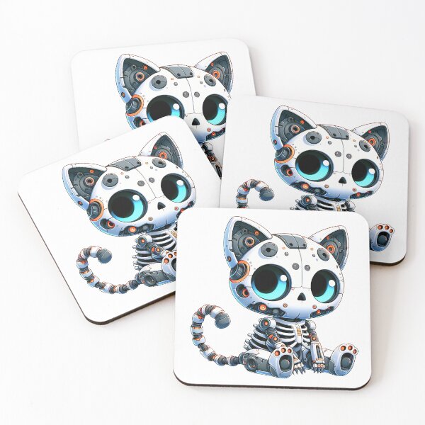 Item preview, Robo-Cat Skeleton! designed and sold by kukamatsu.