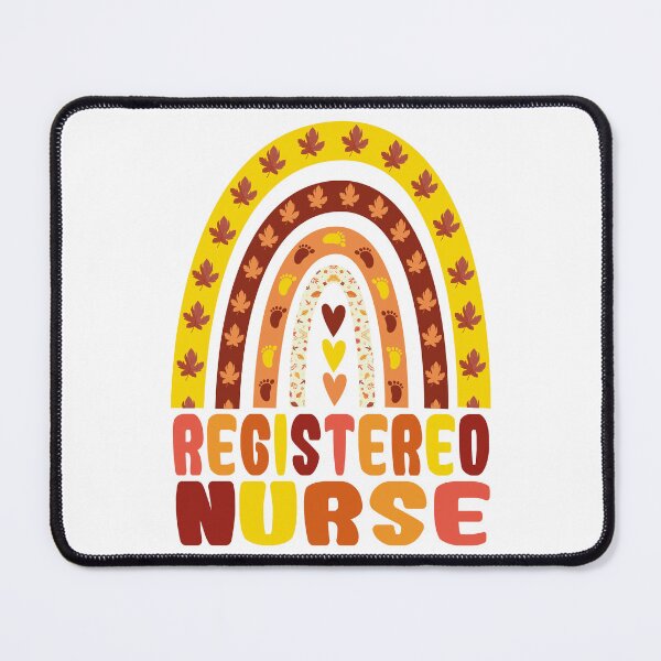 Item preview, Registered Nurse Rainbow Autumn Nursing Maple Leaf Fall Vibes designed and sold by Stick-Artistry.