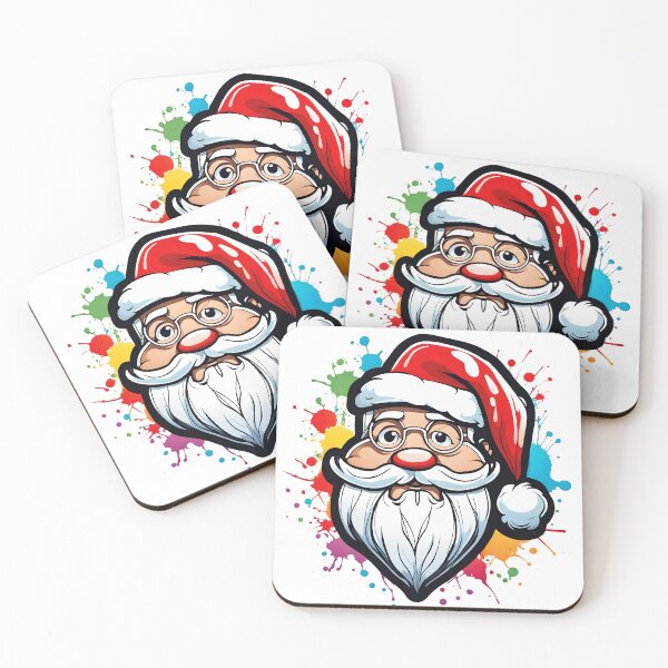 Item preview, El colorido percance de Papá Noel: ¡un lienzo navideño! designed and sold by javaoverride.