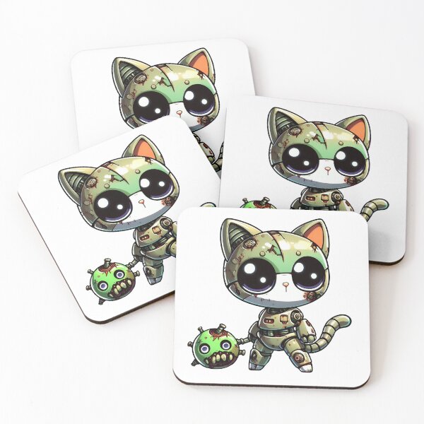 Item preview, Robo-Cat Zombie! designed and sold by kukamatsu.