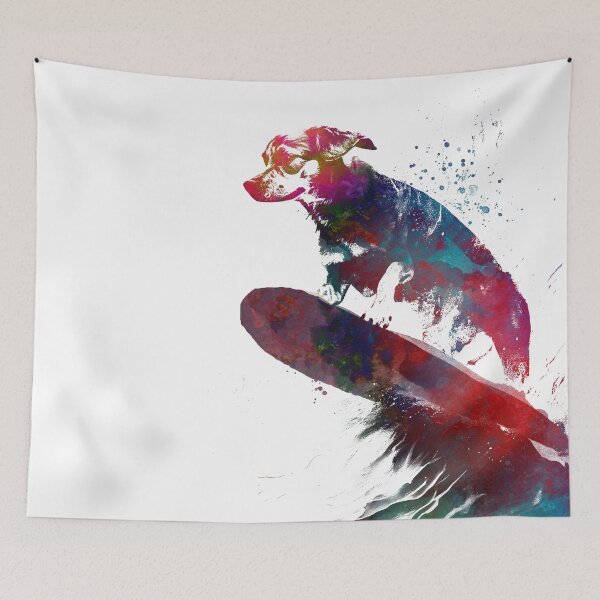 Item preview, Surfing Dog #surfer #sport #dog designed and sold by JBJart.