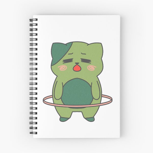 Item preview, Hula hoop Matcha Cat designed and sold by Dambee.